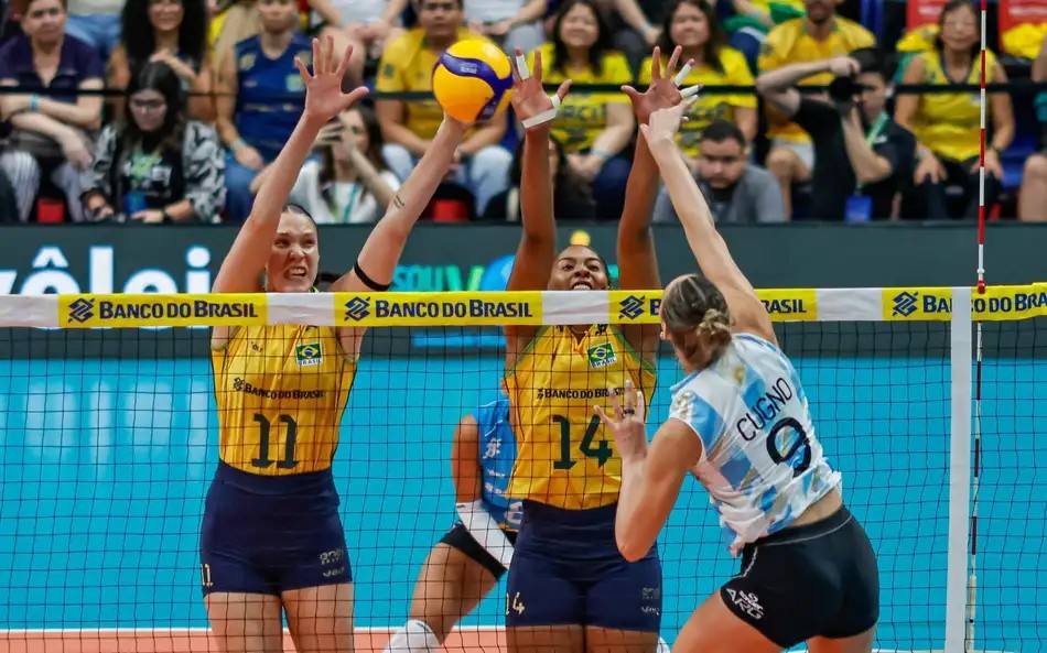 Brasil vence Argentina, conquista Sul-Americano e garante vaga em Los Angeles 2028