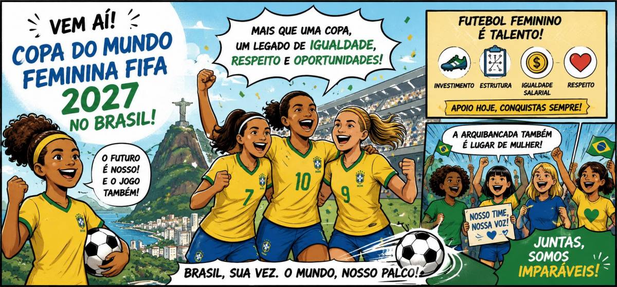Copa do Mundo Feminina no horizonte impulsiona projeto por mais igualdade no esporte brasileiro